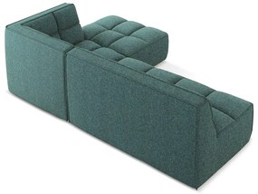 Tyrkysovomodrá modulárna rohová pohovka (variabilná) Kalai – Makamii