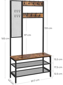 PreHouse Vešiak na šaty - HSR98BX