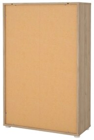 Knižnica v dekore duba v prírodnej farbe 80x124 cm Sign – Tvilum