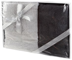 EUROFIRANY BAVLNENÝ UTERÁK GLOW SADA 50X90 CM, 70X140 CM VIACFAREBNÁ