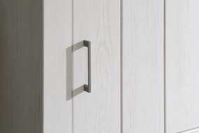 Obývacia stena Cruz, kombi, bielená pínia/šedý dub