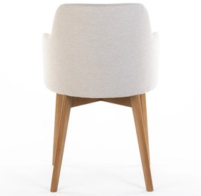 RAMONA BEIGE ECOCHIC ČALÚNENÁ STOLIČKA beige