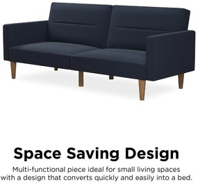 Tmavomodrá rozkladacia pohovka Støraa Mainstays