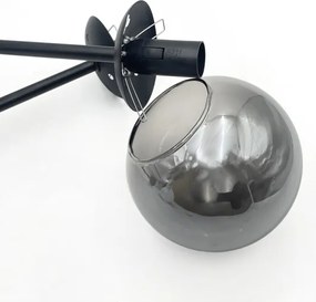 Brilagi - Prisadený luster MALIVA 4xE14/15W/230V čierny/dymový
