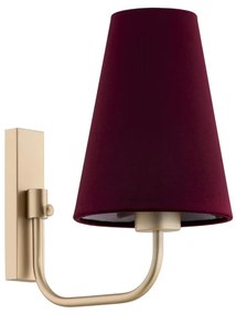 Argon 8313 - Nástenná lampa SAFIANO 1xE27/15W/230V vínová