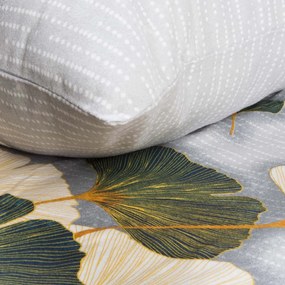 FLANELOVÉ OBLIEČKY FLANELOVE 180X200 CM, 2KS 70X80 CM LISTY