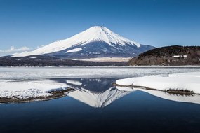 Samolepiaca fototapeta japonská hora Fuji - 300x200