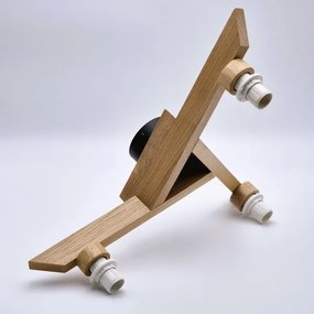 Prisadený luster ANTONIO 3xE14/40W/230V dub