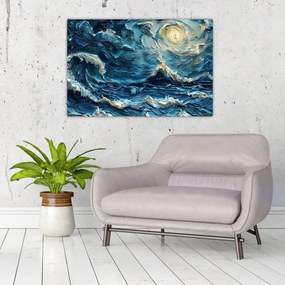 Obraz - Maľba oblohy a mora (90x60 cm)