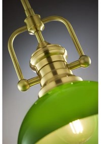 Jupiter 2073 - Luster na tyči PLATINO 1xE27/15W/230V zelená/zlatá