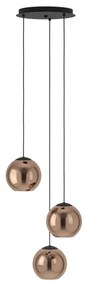 Eglo 390094 - Luster na lanku CORDOBA 3xE27/40W/230V medená