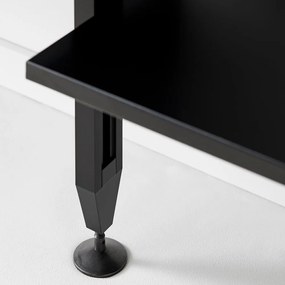 Čierny regál Edge by Hammel, šířka 94 cm