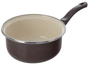 Orion Smaltovaná rajnica s lemom Brown, pr. 16 cm, pr. 16 cm
