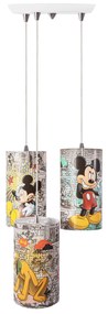 Nowodvorski, stropné svietidlo 3xE14 DISNEY MICKEY CLASSIC 4857, viacfarebné, OSW-21000