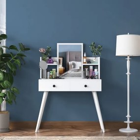 Toaletný stolík 111,8x97,8 cm biela