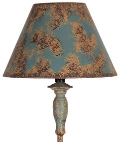 Retro svietidlo rustik blue kov 71 cm