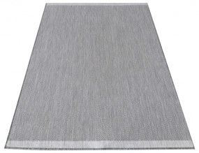 Jednoduchý a elegantný sivý hladký koberec pre všetranné využitie Šírka: 80 cm | Dĺžka: 150 cm