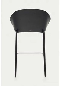 EAMY pultová stolička Sivá - čierna