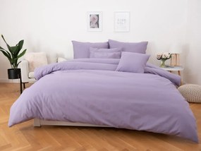 MKLozkoviny.sk Predĺžené bavlnené obliečky Renforcé – Jasmine fialová 140×220/70×90 cm