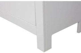 Svetlosivý TV stolík z borovicového dreva 120x45x40 cm Bonk – WOOOD