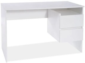 Písací stôl Signal B-004 biely mat