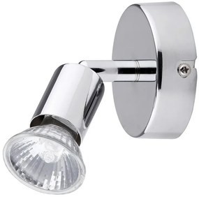 Rabalux Nástenné bodové svietidlo Norton spot 1xGU10, max. 50W, IP20, chróm