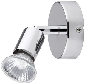 Rabalux Nástenné bodové svietidlo Norton spot 1xGU10, max. 50W, IP20, chróm