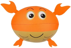 Neoprénová lopta do vody CRAB ø 17 cm, oranžová