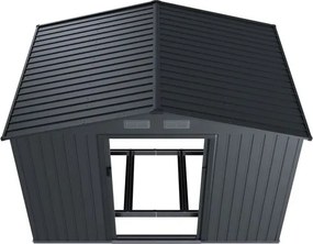InternetovaZahrada Záhradný domček XL 280x196x190 cm - antracit