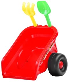 Traktor s prívesom Jokomisiada ZA3746 - červený