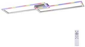 Leuchten Direkt14635-55-LED RGB Stmievateľné stropné svietidlo FELIX 34,5W/230V+DO