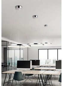 LED Luster na lanku LUNE LED/25W/230V