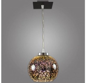 Kemar NP/1/D3 - Luster na lanku KULE 3D 1xE27/60W/230V