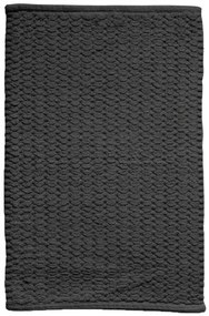 Kúpeľňový koberček Chevron sivý