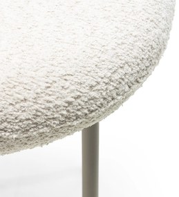 Čalouněná barová židle Fiori béžová