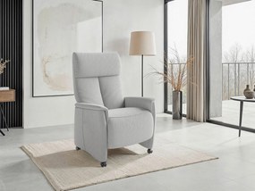 XXXLutz RELAXAČNÉ KRESLO, textil, strieborná Sit & More - Online Only obývacie izby - 000144032487