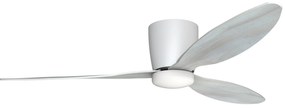 Stropná ventilátor Veneti CCT Biela/Oak s LED stmievateľný