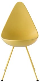 Fritz Hansen Stolička Drop, gen z yellow monochrome