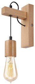 Nástenné svietidlo LEON 1xE27/60W/230V dub