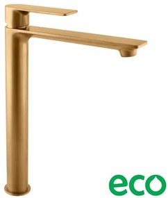 RAV SLEZÁK Nil vysoká umývadlová batéria bez výpuste kartáčovaná zlatá NL130.0ZK
