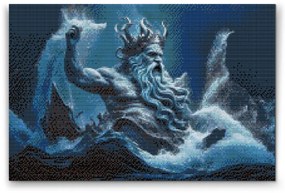 Gario Diamantové maľovanie Poseidón 3 Rozmery: 40 x 60 cm, Rámovanie: Iba zrolované plátno, Diamanty: Štvorcové