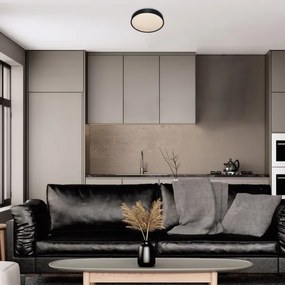 Rabalux 75009 - LED Stropné svietidlo LARCIA LED/18W/230V IP44 4000K čierna