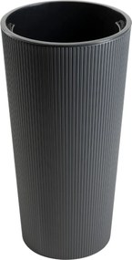 Plastový květináč URBANIKA ECO 57,1x29,5 cm antracitový