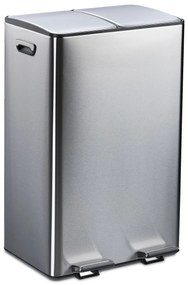 Odpadkový kôš 2x30L RD51208, strieborná
