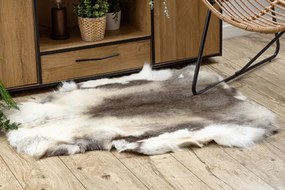 Koberec RENIFER POK017 sivý / biely