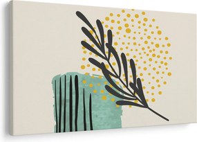 Obraz - Abstraktné listy N⁰3 (90x60 cm)
