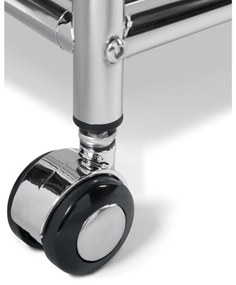 Kovový nočný stolík so zásuvkou »CN3«, sivý