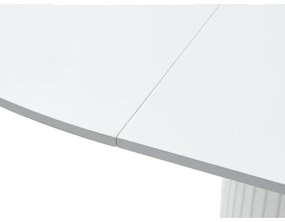 Okrúhly rozkladací jedálenský stôl s prídavnou doskou ø 120 cm Nola – Unique Furniture