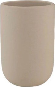 Krémovobiela keramická WC kefa Lotus - Mette Ditmer Denmark