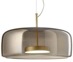 Toolight Toolight, LED stropné závesné svietidlo APP310-1CP, zlatá-šedá, OSW-03897